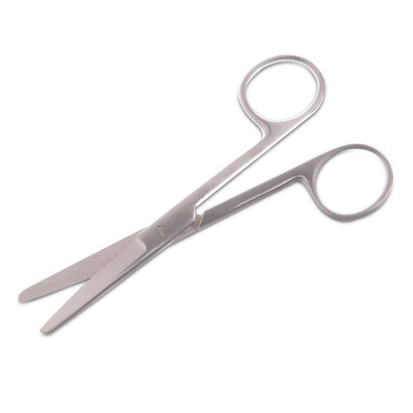 Von Klaus Operating Scissors, 4.5in, Curved/Sharp/Blunt, Von Klaus German Surgical Steel VK103-0711